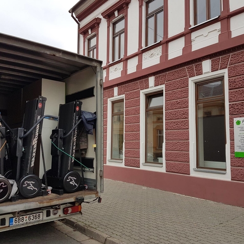 Stěhování běžeckých pásů stěhovací firmou Stěhování Gradas z Brna